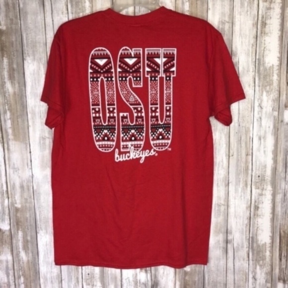 NWT Ohio State Buckeyes Red Tee Women’s Medium - Picture 3 of 5
